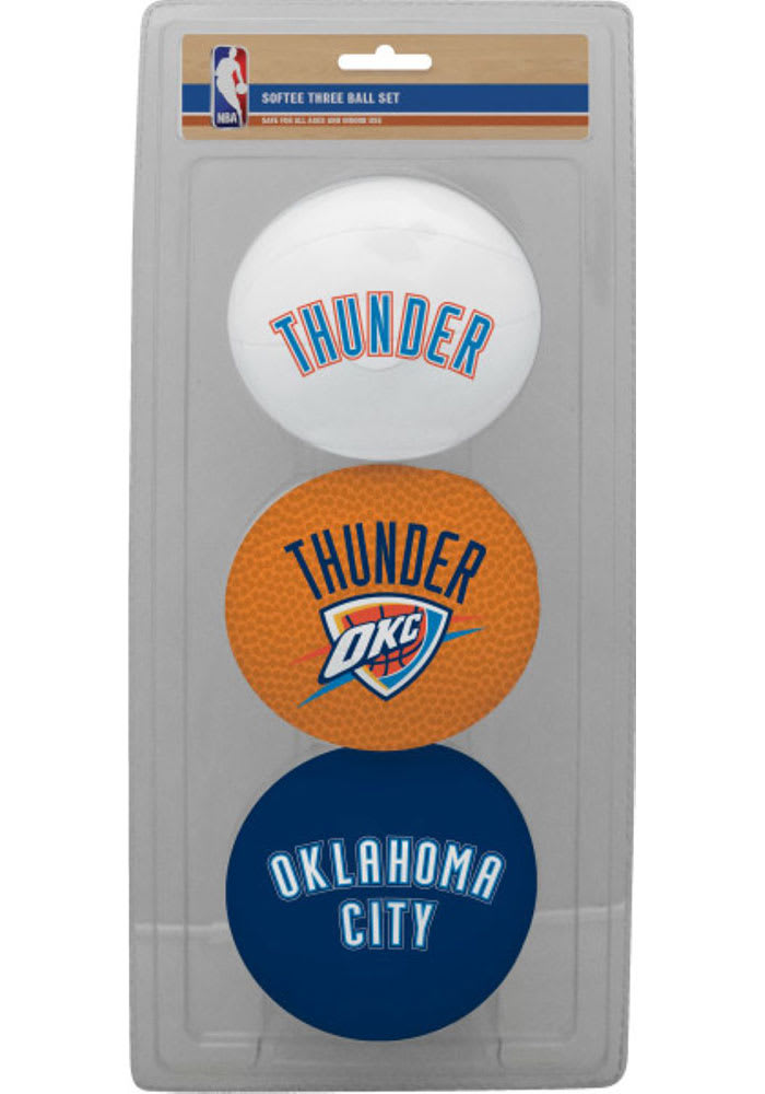 Oklahoma City Thunder 3 Ball Set Softee Ball