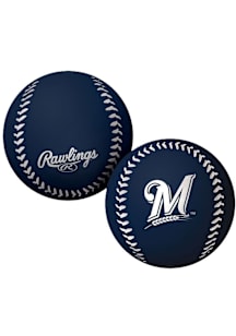 Milwaukee Brewers Navy Blue Baseball Bouncy Ball