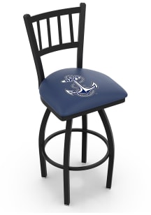 Navy Midshipmen Swivel Counter Pub Stool - Black