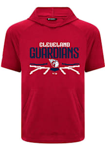Levelwear Cleveland Guardians Red Phase Arcade Short Sleeve Hoods