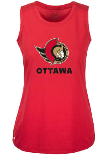 Levelwear Ottawa Senators Womens Red Macy Home Turf Tank Top