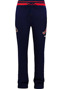 Pro Standard Atlanta Braves Mens Navy Blue Script Tail Sweatpants