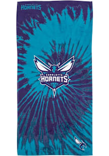 Charlotte Hornets Psychedelic Beach Towel