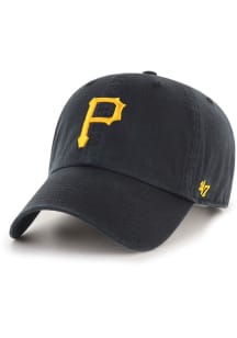 47 Pittsburgh Pirates Black Logo Clean Up Youth Adjustable Hat