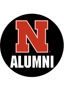 Red Nebraska Cornhuskers 3&quot; Alumni Button