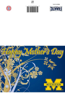 Michigan Wolverines Mothers Day Card