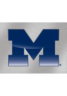 Grey Michigan Wolverines Single M Logo Card