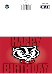 Wisconsin Badgers  Card -