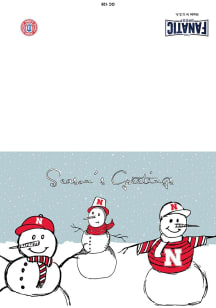 Nebraska Cornhuskers Seasons Greetings Card -