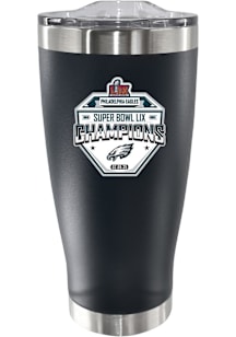 Philadelphia Eagles 2024 Super Bowl Champions 20oz Printed Stainless Steel Tumbler - Black