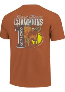 Texas Longhorns Burnt Orange Number One National Champions Short Sleeve T Shirt