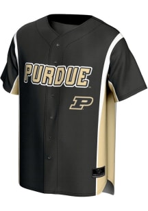 Youth Purdue Boilermakers Black ProSphere Rival Baseball Jersey Jersey