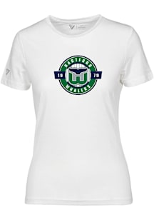 Levelwear Hartford Whalers Womens White Maddox Grail Short Sleeve T-Shirt