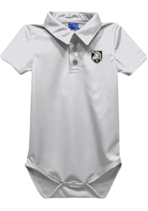 Vive La Fete Army Black Knights Baby White Team Short Sleeve One Piece Polo