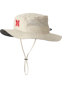 Columbia Nebraska Cornhuskers Grey Bora Bora Booney II Mens Bucket Hat