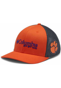 Columbia Clemson Tigers CLG PFG Mesh Adjustable Hat - Orange