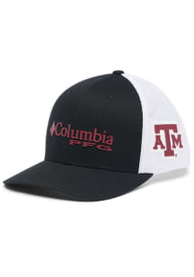 Columbia Texas A&amp;M Aggies CLG PFG Mesh Adjustable Hat - Black