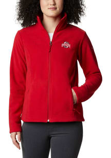 Columbia Ohio State Buckeyes Womens Red Give and Go II Light Weight Jacket