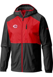 Columbia Cincinnati Reds Mens Black Flash Forward Light Weight Jacket