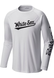 Columbia Chicago White Sox Black TERMINAL TACKLE Long Sleeve T-Shirt
