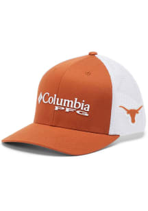 Columbia Texas Longhorns CLG PFG Mesh Adjustable Hat - Burnt Orange
