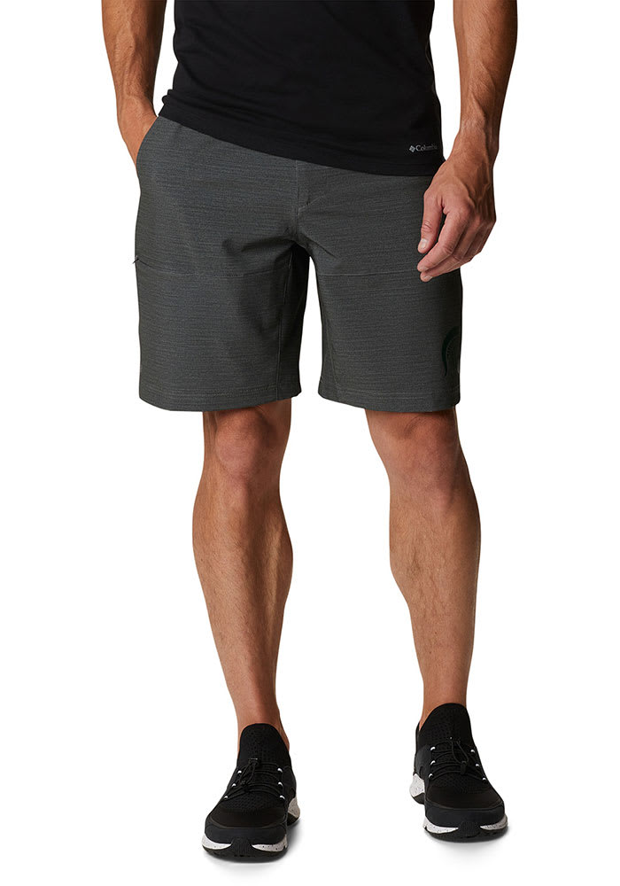 Columbia Michigan State Spartans Mens Grey Twisted Creek Shorts