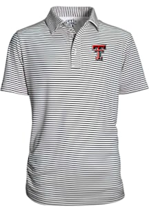 Texas Tech Red Raiders Toddler Charcoal Carson Short Sleeve Polo Shirt