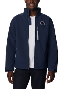 Columbia Penn State Nittany Lions Mens Navy Blue Ascender II Softshell Heavyweight Jacket