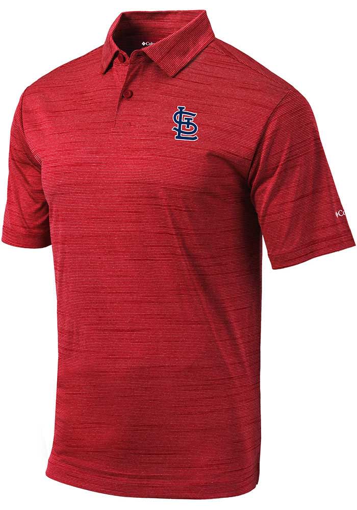 St. Louis Cardinals Columbia Omni-Wick Polo - Navy