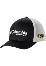 Columbia Missouri Tigers PFG Mesh Snap Adjustable Hat - Black