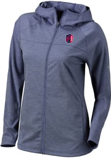 Columbia St Louis City SC Womens Navy Blue Omni-Wick Half Shot Light Weight Jacket