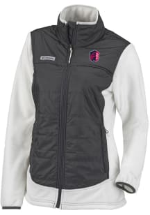 Columbia St Louis City SC Womens White Basin Butte Full Zip Light Weight Jacket