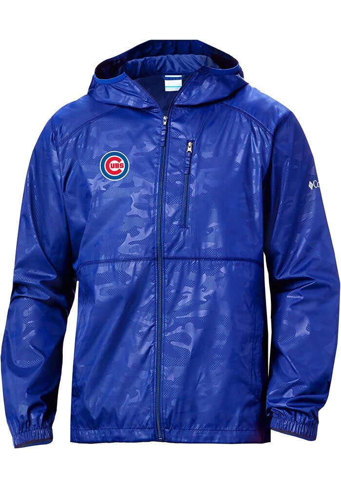 Chicago Cubs Columbia Flash Forward Bullseye Rain Jacket