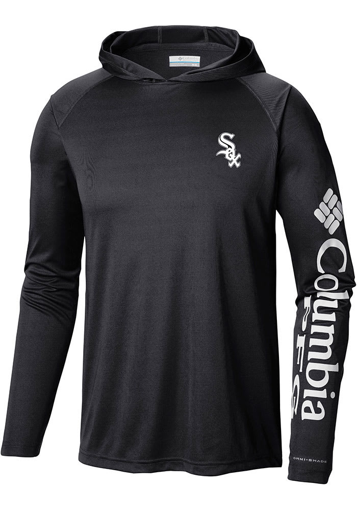 Columbia Chicago White Sox Mens Black Terminal Tackle Long Sleeve Hoodie