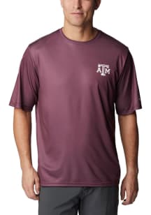 Columbia Texas A&amp;M Aggies Maroon Terminal Tackle Short Sleeve T Shirt