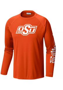 Columbia Oklahoma State Cowboys Orange Terminal Tackle Long Sleeve T-Shirt