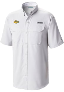 Columbia Buffalo Sabres Mens White Heat Seal Low Drag Offshore Short Sleeve Dress Shirt