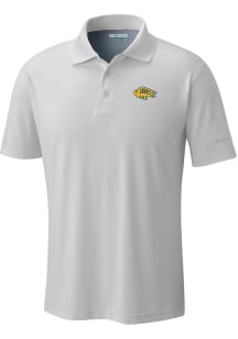 Columbia Buffalo Sabres Mens White Heat Seal Low Drag Offshore Polo Short Sleeve Polo