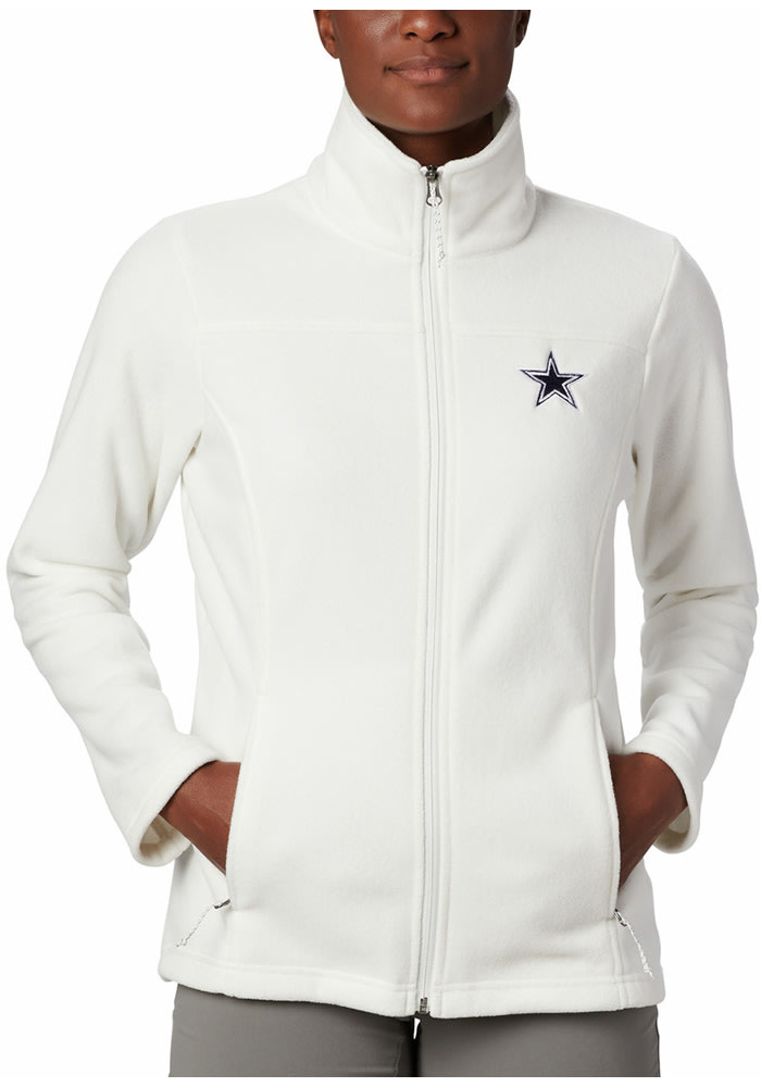 Dallas Cowboys Columbia Womens White Give and Go Light Weight Jacket