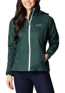 Columbia Michigan State Spartans Womens Green Switchback Light Weight Jacket