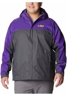 Columbia LSU Tigers Mens Purple Glennaker Light Weight Jacket