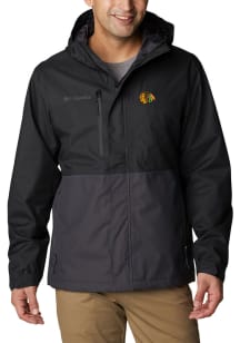 Columbia Chicago Blackhawks Mens Black Heat Seal Hikebound Light Weight Jacket