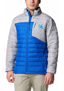 Mens Kentucky Wildcats Columbia Mens Double Blitz Heavyweight Jacket - Blue