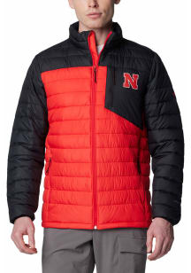 Columbia Nebraska Cornhuskers Mens Double Blitz Heavyweight Jacket - Red