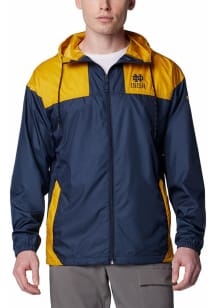 Columbia Notre Dame Fighting Irish Mens Navy Blue Flash Challenger Light Weight Jacket