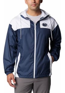 Mens Penn State Nittany Lions Navy Blue Columbia Flash Challenger Light Weight Jacket