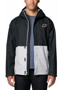 Mens Purdue Boilermakers Black Columbia Field Bound Light Weight Jacket