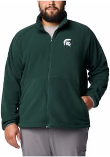 Mens Michigan State Spartans Green Columbia Flanker IV Medium Weight Jacket