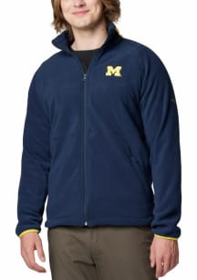 Mens Michigan Wolverines Navy Blue Columbia Flanker IV Medium Weight Jacket