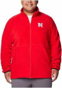 Mens Nebraska Cornhuskers Red Columbia Flanker IV Medium Weight Jacket